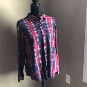 Classic button down in stylish colors.